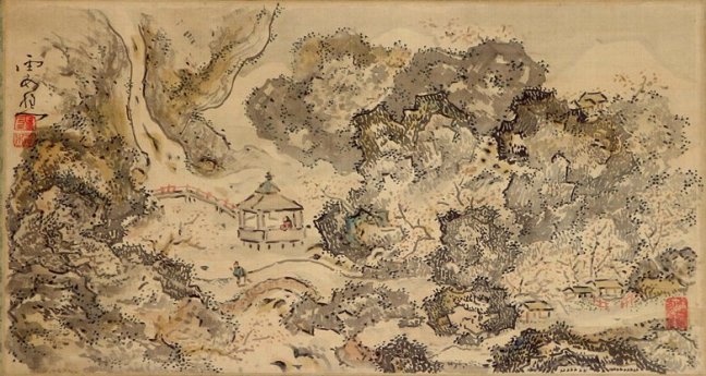 ikeno_taiga_1723-1776_hanging_scroll_e28093_landscape_with_pavilion-_after_1750